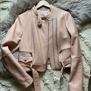 SPRING STATEMENT Banana Republic Leather Jacket